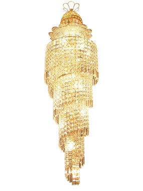 Expensive crystal chandelier clipart