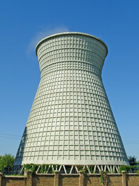 Energetic cooling tower clipart