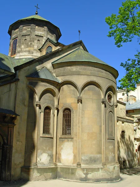 Igreja muito antiga na Ucrânia — Fotografia de Stock