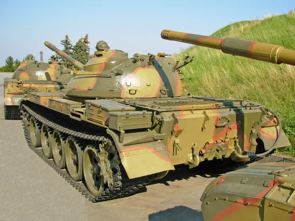 Coluna do tanque de batalha — Fotografia de Stock
