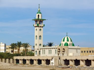 Hurghada, Egypt, neglected mosque clipart