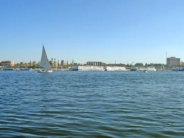 África, Egipto, Luxor, río Nilo —  Fotos de Stock