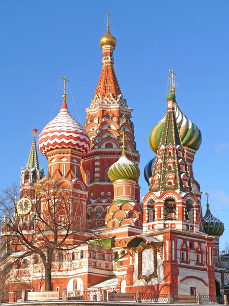 俄罗斯莫斯科市圣罗勒大教堂 — 图库照片