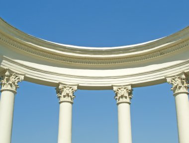 White ancient rotunda clipart