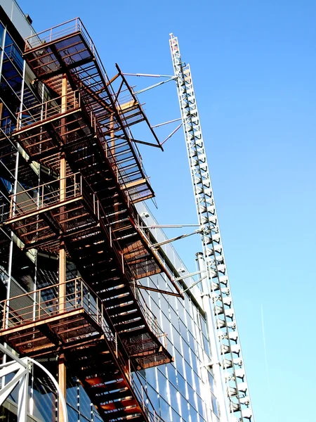 Fire escape ladder — Stockfoto