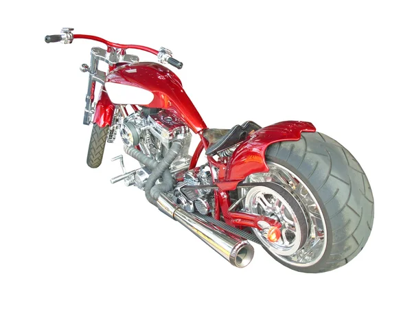 昂贵的红色摩托车 — 图库照片