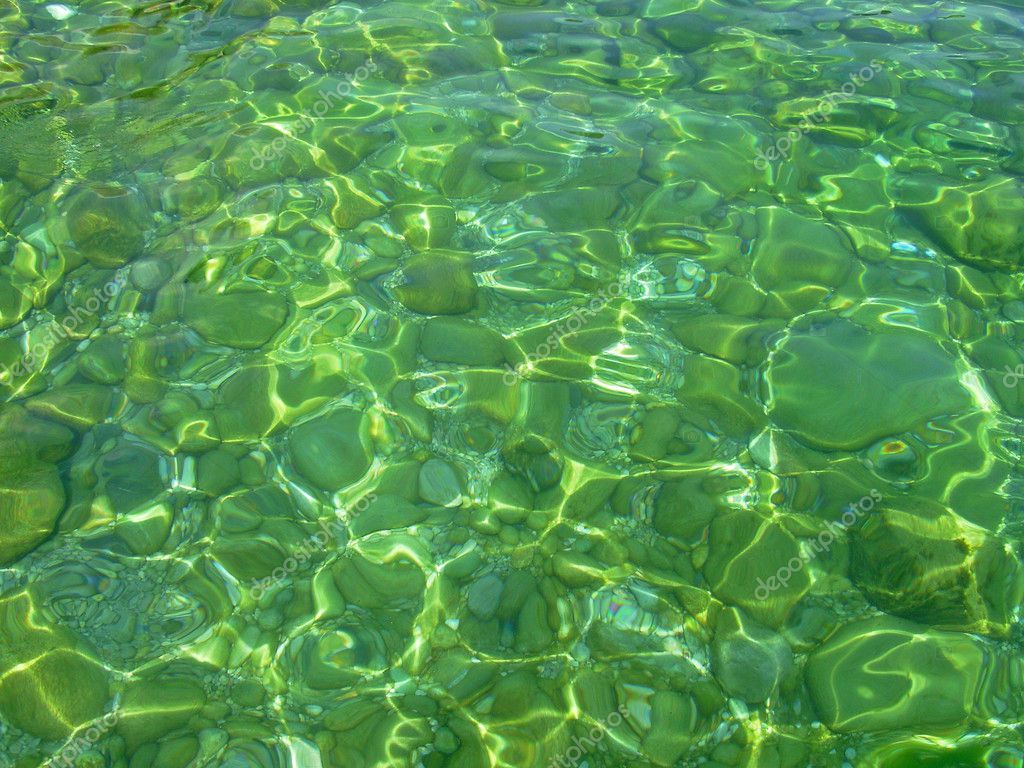 Immagini Stock - L'acqua Di Mare È Avere Colore Verde.. Image 18308101