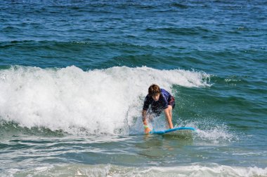 Teenage Surfer clipart
