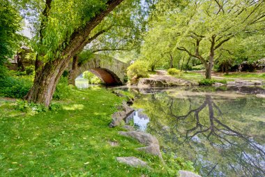 A Bridge in the Park clipart