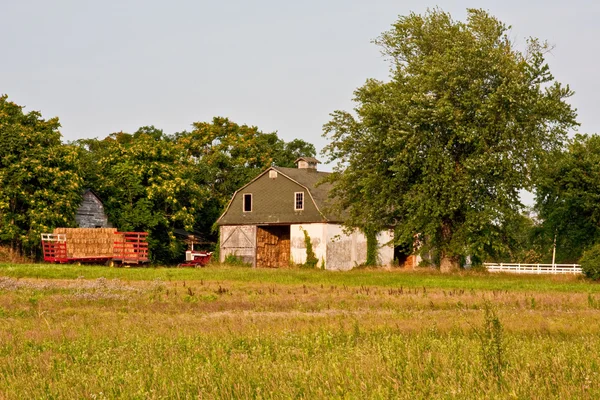 納屋、干し草 — ストック写真
