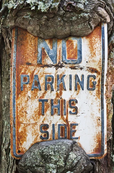 Nenhum estacionamento deste lado — Fotografia de Stock
