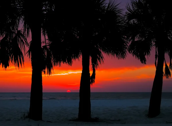 Zachód słońca w Clearwater — Zdjęcie stockowe