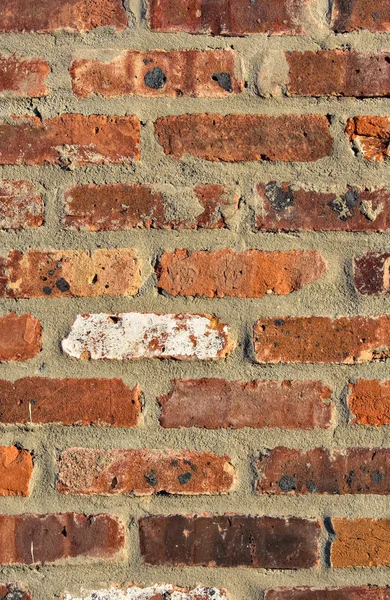 Mur de brique - Portrait arrière-plan — Photo