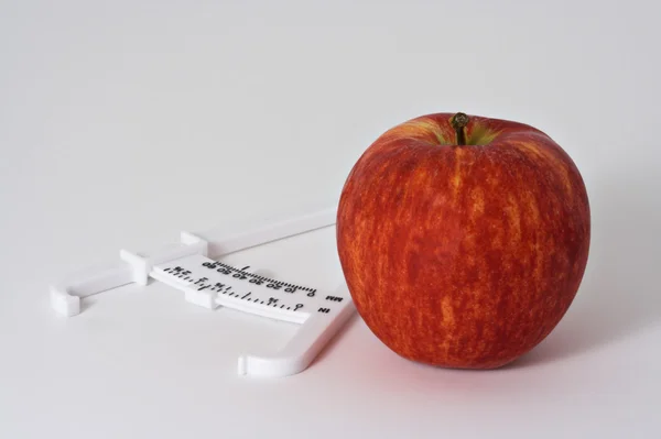 stock image Apple and Caliper 2