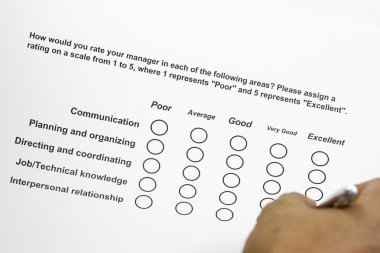 How do you rate your manager? clipart