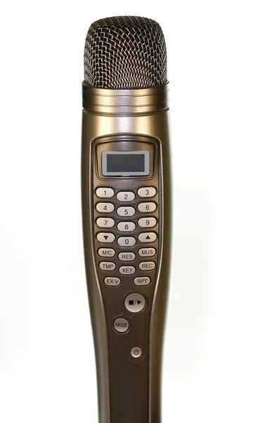 Último microfone Karaoke — Fotografia de Stock