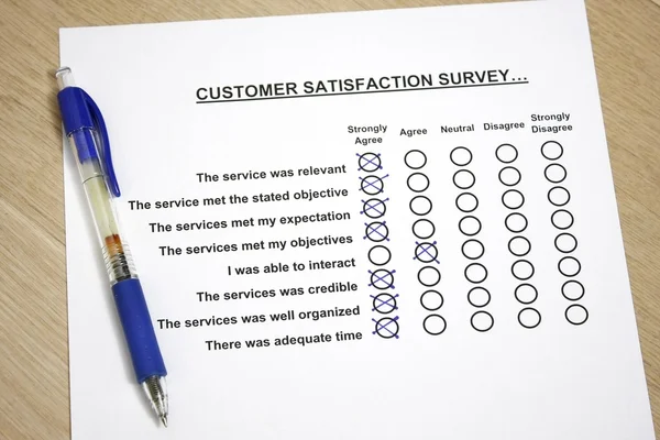 Customer satisfaction survey — Stock Photo, Image