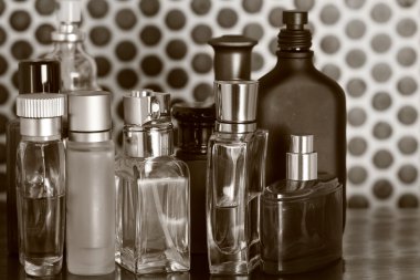 Perfume bottles clipart