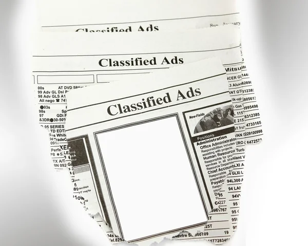 Blank Advertisement — Stock Photo, Image
