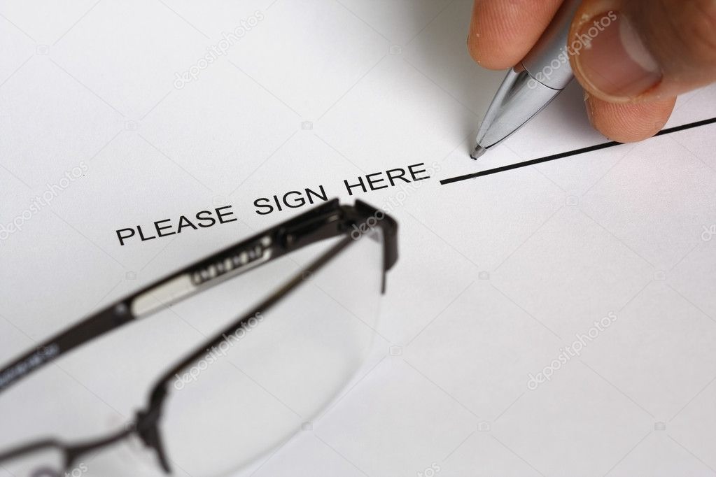 Sign here