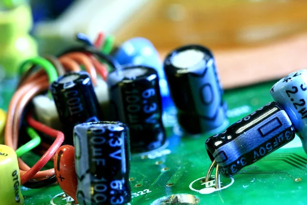 Része elektronikus áramkör — Stock Fotó