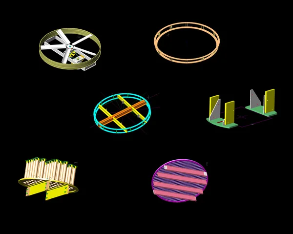 3D render of machine parts — Stock Photo, Image