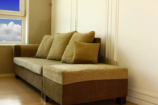 现代角沙发 — 图库照片