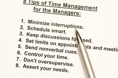 Time management clipart