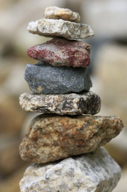 Zen stone tower clipart