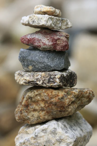 Torre de piedra zen — Foto de Stock