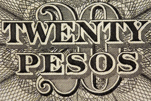 Twenty peso — Stock Photo, Image