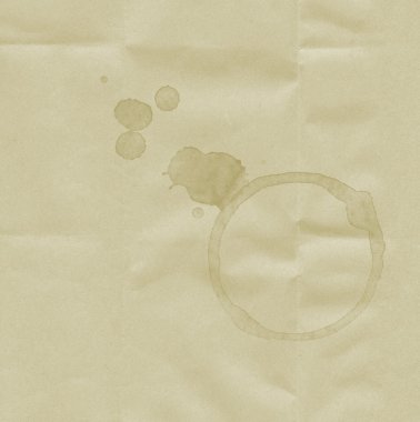 Coffee stain illustration clipart