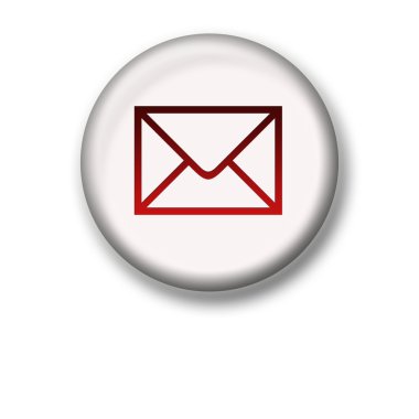 Illustration of an envelop icon clipart