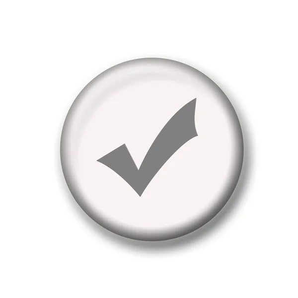 Illustration of check mark icon — Stock Photo, Image