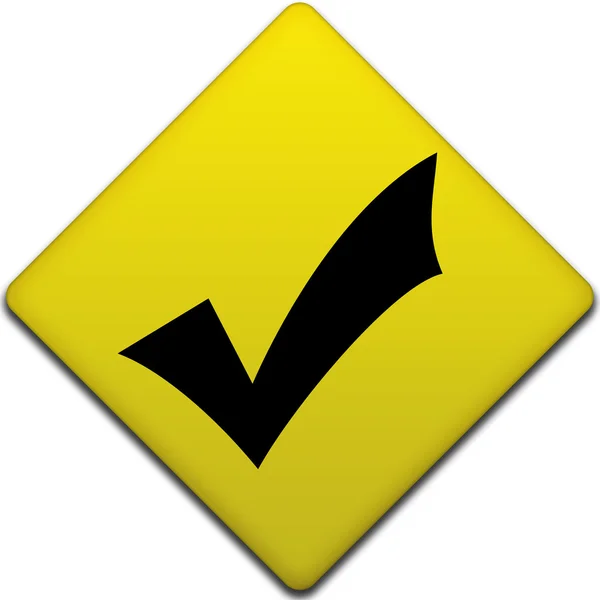 Marca de verificación — Foto de Stock