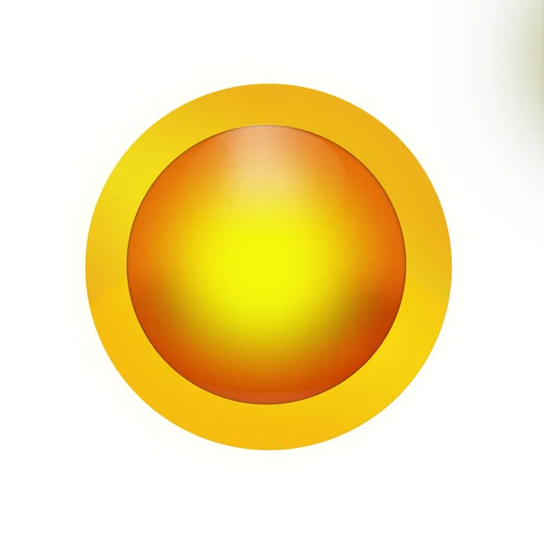Icono de botón en blanco — Foto de Stock