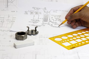 Sketch of Pressure vessel clipart