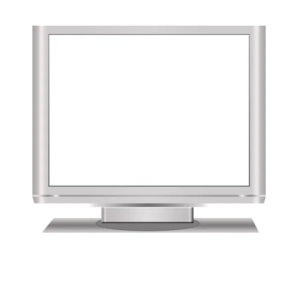 空白的液晶电视 — 图库照片