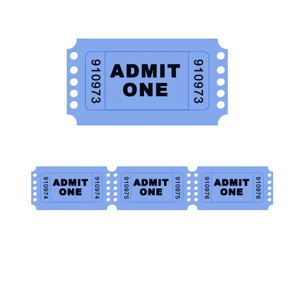 Admit One Ticket — Stock Photo, Image