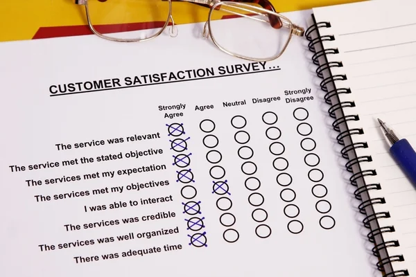 Customer Service survey — Stock Photo, Image