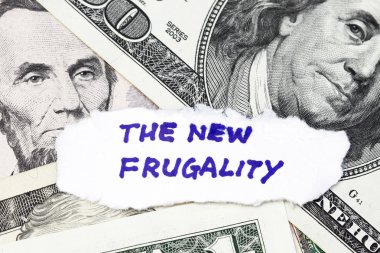 The new frugality clipart