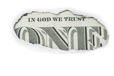 Biz güven Tanrı'ya 1 dolar