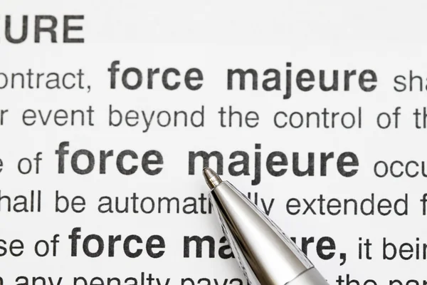 Force Majeure — Stock Photo, Image