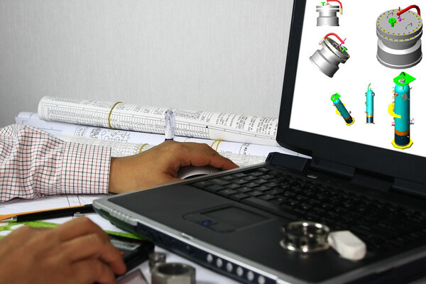 3D моделирование сосуда под давлением
