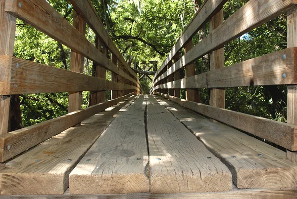 Most drewniany — Zdjęcie stockowe