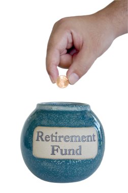 Retirement savings clipart
