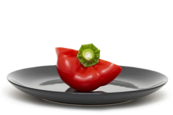 Half of red pepper — Stock Photo, Image