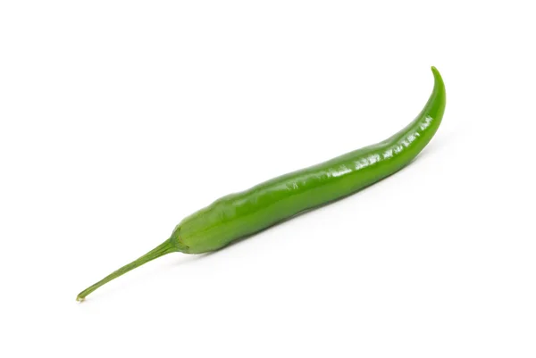 Zöld hot chili paprika — Stock Fotó