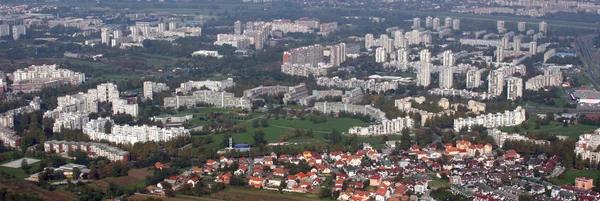 Zagreb 'in hava görüntüsü — Stok fotoğraf