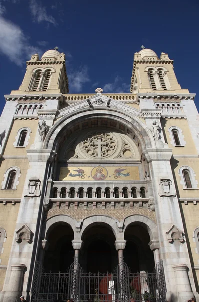 Katolska katedralen i tunis — Stockfoto